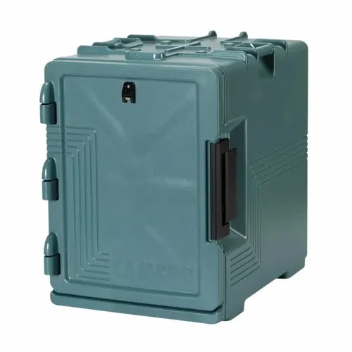 Cambro Ultra Pan Carrier UPCS400401 Insulated Slate Blue Front Loader Food Carrier — main image