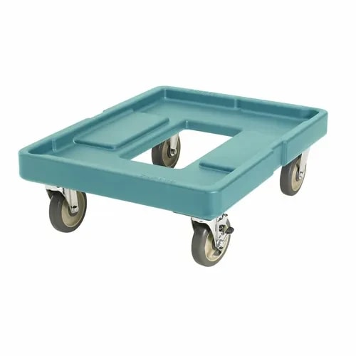 Cambro Camdolly CD400401 Open Frame Slate Blue Food Carrier Dolly — main image