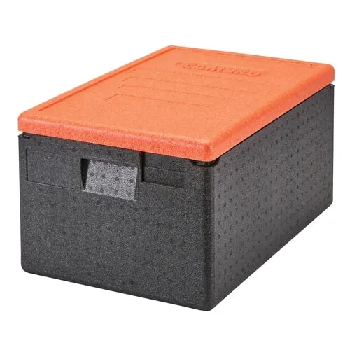 Cambro Gobox EPP180CLSW363 Black Top Loader 8" Deep — main image