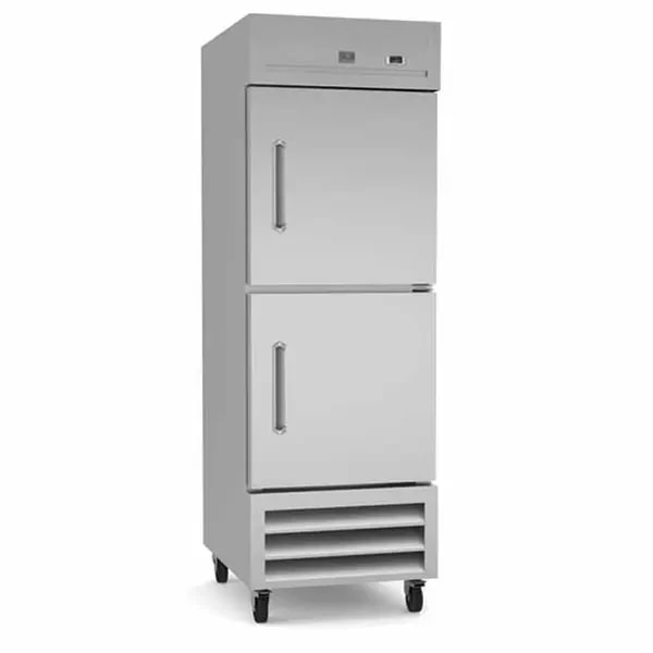 Kelvinator KCHRI27R2HDF 23 cu. ft. 2-Half Door Bottom Mount Reach-In Freezer 26-3/4"W — main image