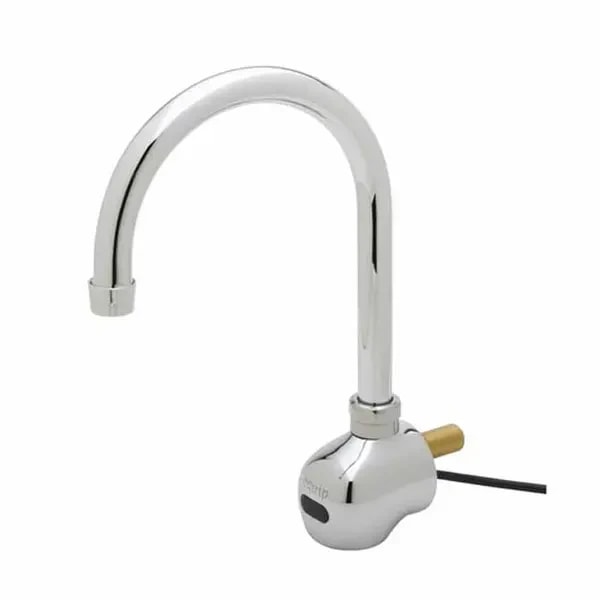 T&S 5EF-1D-WG-TMV Single Hole Wall Mount Equip Electronic Hands Free Sensor Faucet — main image