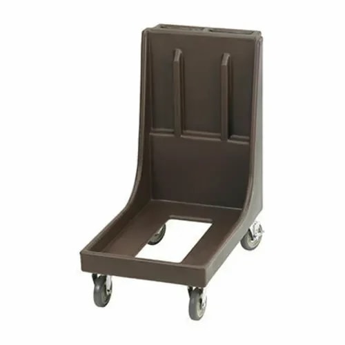 Cambro Camdolly CD100H131 Open Frame Dark Brown Food Carrier Dolly With Handle — main image
