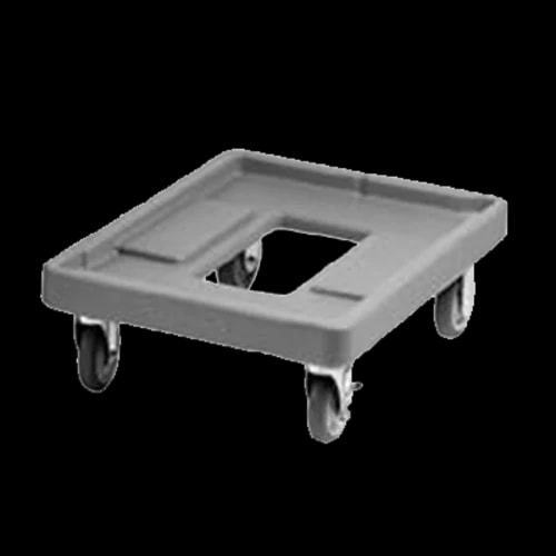 Cambro Camdolly CD400615 Open Frame Charcoal Gray Food Carrier Dolly — main image