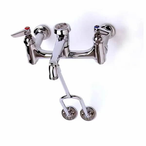 T&S B-0655-BSTP 8" Wall Mount Service Sink Faucet — main image