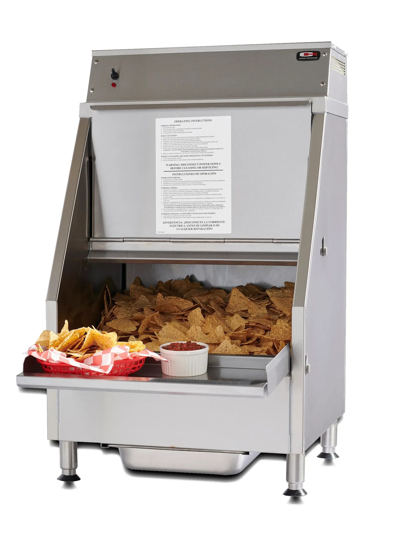 Carter-Hoffmann® CW2E Countertop Chip Warmer/Dispenser 22 Gallon — 120V, 1PH — main image