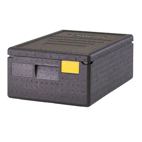 Cambro Gobox EPP140SW110 Black Top Loader 4" Deep — main image