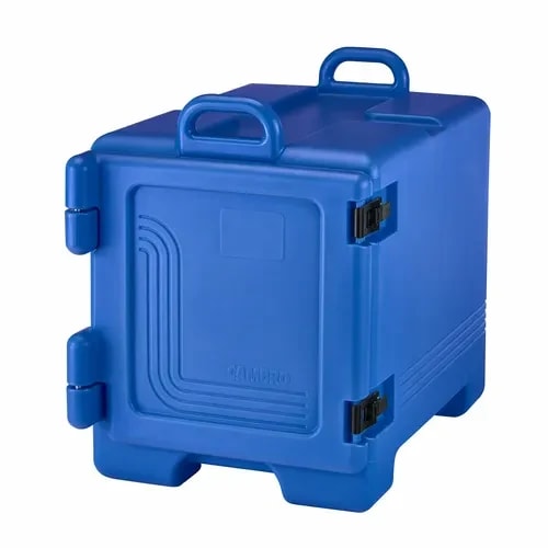 Cambro Ultra Pan Carrier UPC300186 Insulated Navy Blue Front Loader Food Carrier — main image