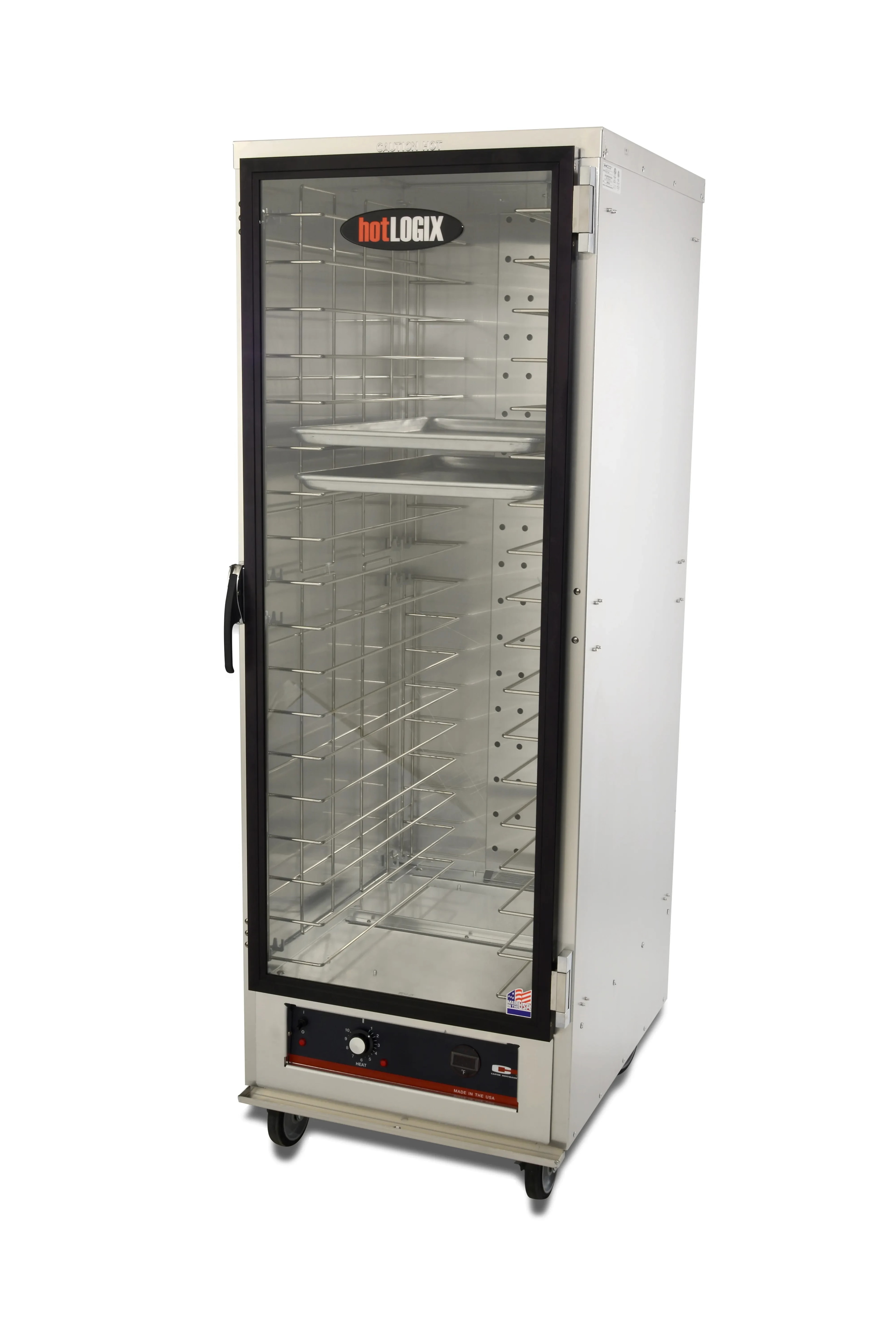 Carter-Hoffmann® hotLOGIX® Series HL1-18 Freestanding Heated Holding Cabinet Max (18) 18" x 26" Trays Standard Style — 120V, 1PH — main image
