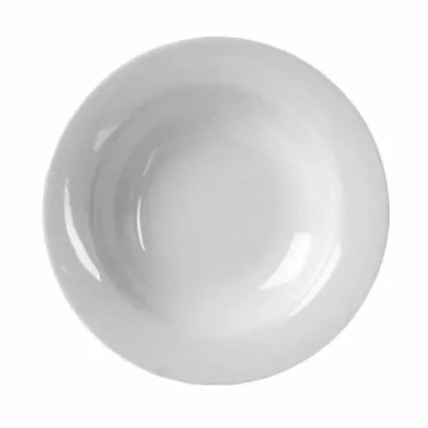 Thunder Group CR5077W White 8 oz. Melamine Salad Bowl | Case of 12 — main image