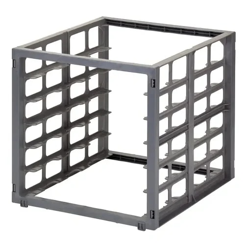 Cambro Camshelving CSUPR1826S6580 Premium Or Element Series 6-Full Size Brushed Graphite Sheet Pan Rack — main image
