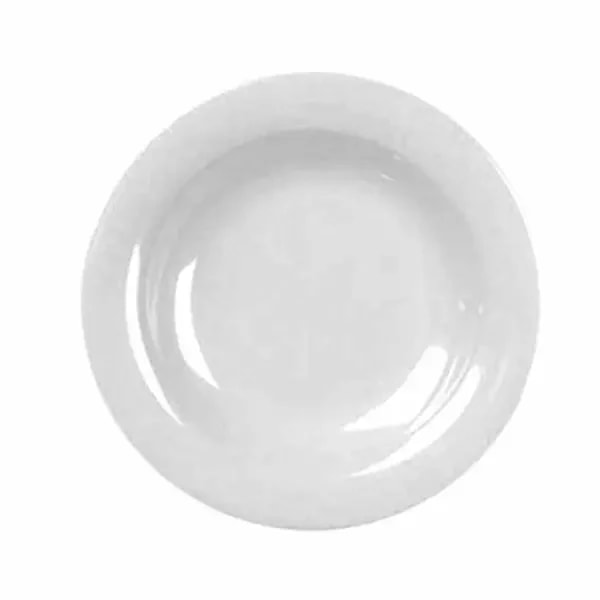 Thunder Group CR5809W White 13 oz. Melamine Salad Bowl | Case of 12 — main image