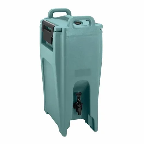 Cambro Camtainer UC500401 5-1/4 Gallon Insulated Slate Blue Beverage Dispenser — main image