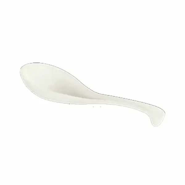 Thunder Group 7000V Ivory 1 oz. Melamine Spoon | Case of 60 — main image