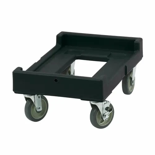 Cambro Camdolly CD160110 Open Frame Black Food Carrier Dolly — main image