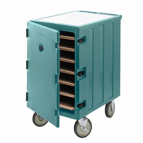 Cambro Camcart 1826LTC3401 Insulated Slate Blue Front Loader Food Carrier — main image
