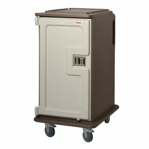Cambro MDC1418T16194 Granite Sand Meal Delivery Cart — main image