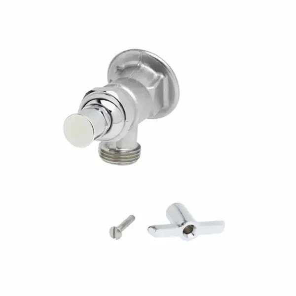 T&S B-0731-POL Single Hole Wall Mount Sill Faucet — main image