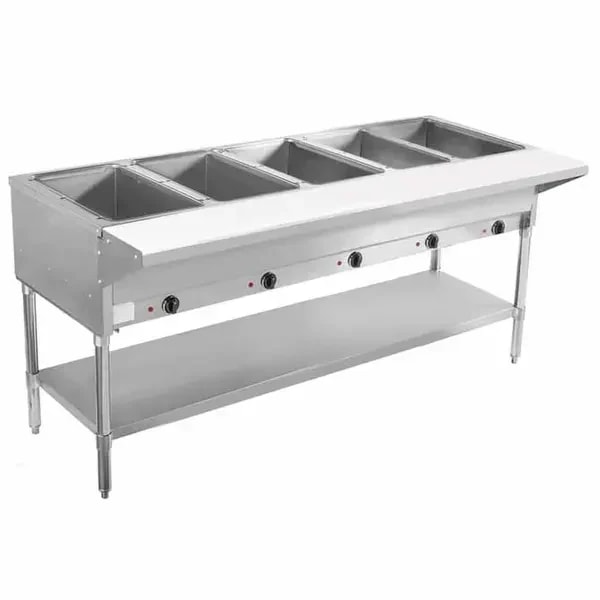 BevLes BVST-5-240 5-Well 208-230V Electric Hot Food Table 72"W — main image