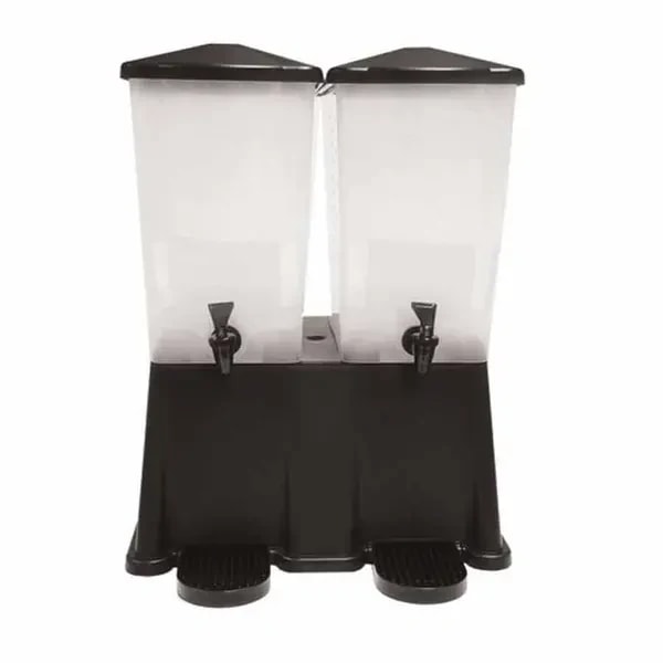 Tablecraft TW53DP Double 3-Gallon Slimline Cold Beverage Dispenser — main image