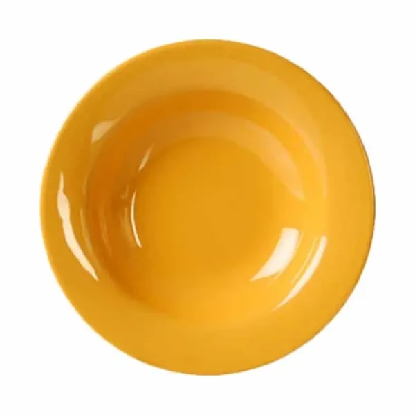 Thunder Group CR5077YW Yellow 8 oz. Melamine Salad Bowl | Case of 12 — main image