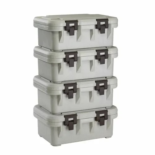 Cambro S-Series Ultra Pan Carrier UPCS160480 Speckled Gray Top Loader 6" Deep — main image