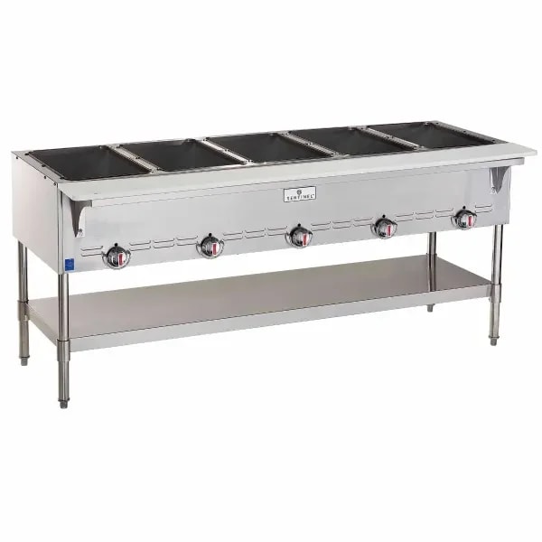 Sentinel SN-GBM-5NG 5-Well Natural Gas Hot Food Steam Table 72-1/2"W — main image