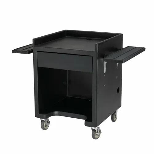 Cambro ES28RL110 Black Equipment Stand — main image