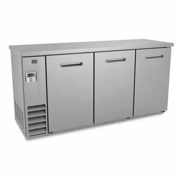 Kelvinator KCHBB72SS Stainless Steel Top Back Bar Cooler 73-1/8"W — main image