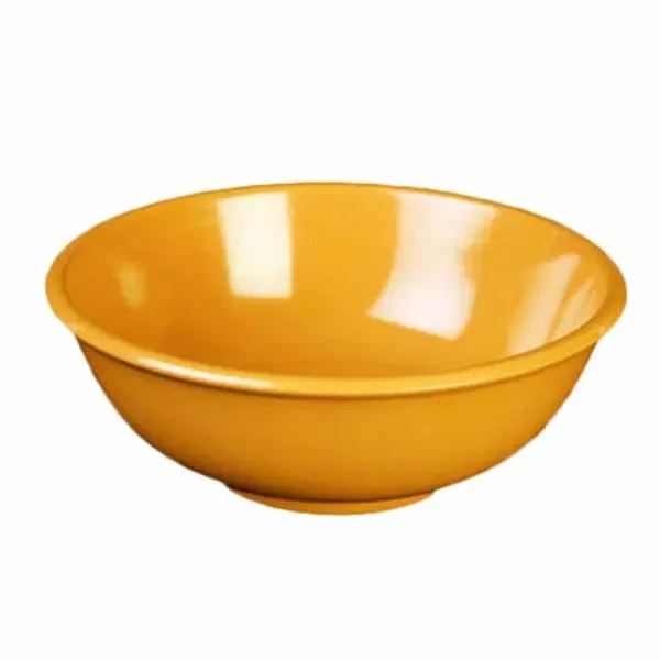 Thunder Group CR5807YW Yellow 32 oz. Melamine Salad Bowl | Case of 12 — main image