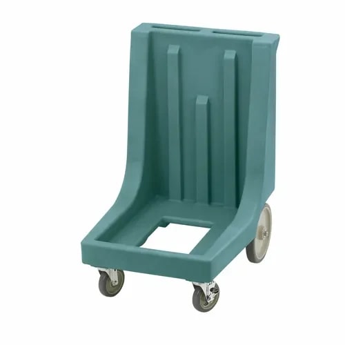 Cambro Camdolly CD300HB401 Open Frame Slate Blue Food Carrier Dolly With Handle — main image