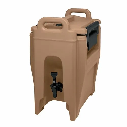Cambro Camtainer UC250157 2-3/4 Gallon Insulated Coffee Beige Beverage Dispenser — main image
