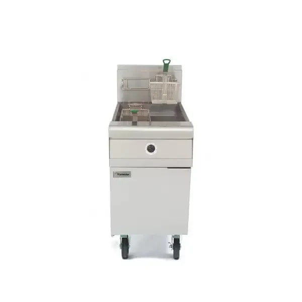 Frymaster MJ1CF-LP 60-80 lb. Open Pot Liquid Propane Floor Fryer with Casters — main image