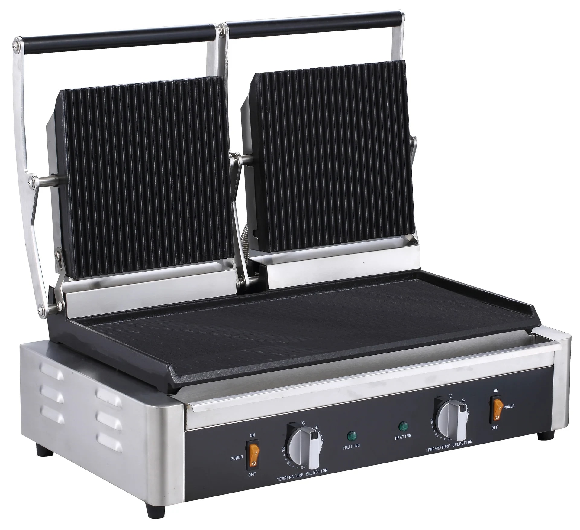 Serv‑Ware EPG‑200GF Panini / Sandwich Grill, 22.44″ Width, Double Electric Plates — main image