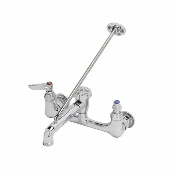 T&S B-0665-CR-POL Wall Mount Service Sink Faucet — main image