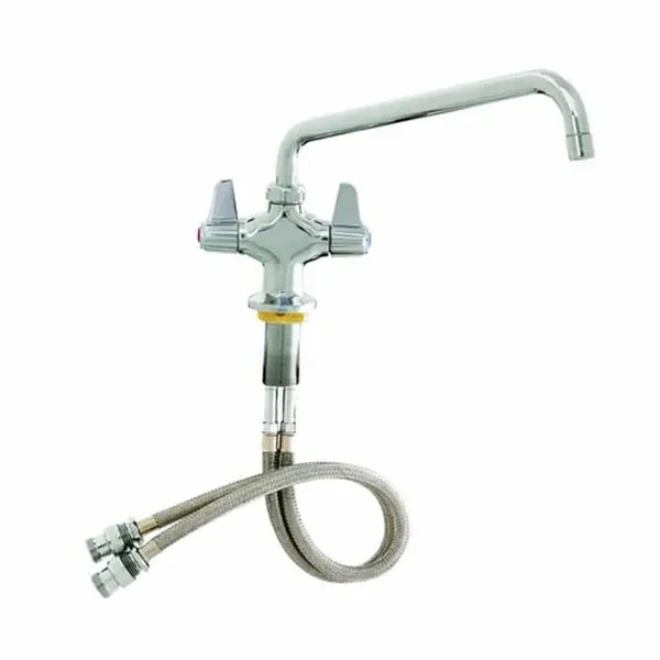 T&S 5F-2SLX14 Single Hole Deck Mount Equip Faucet with 14" Swing Spout Nozzle — main image