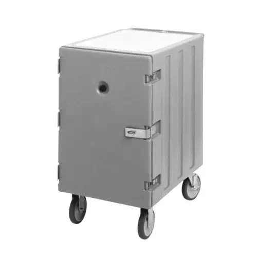 Cambro Camcart 1826LBCSP131 Insulated Dark Brown Front Loader Food Carrier — main image