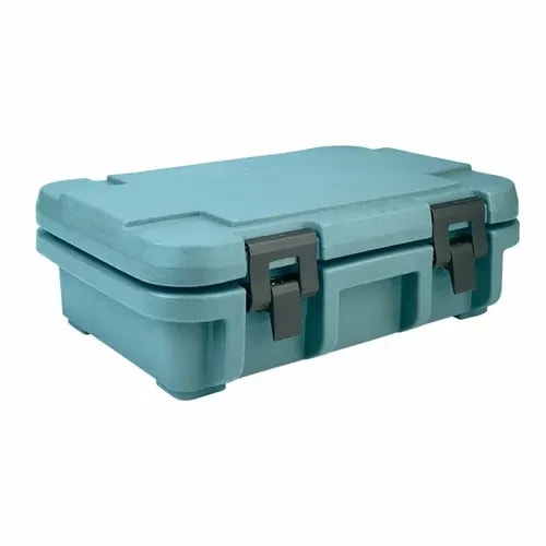 Cambro Ultra Pan Carrier UPC140401 Slate Blue Top Loader 4" Deep — main image