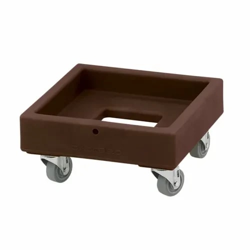 Cambro Camdolly CD1313131 Open Frame Dark Brown Food Carrier Dolly — main image