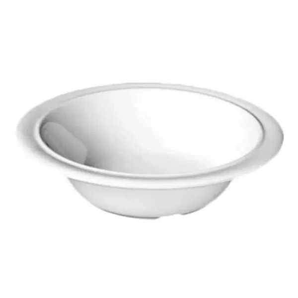 Thunder Group NS307W NuStone White 12 oz. Melamine Soup/Cereal Bowl | Case of 12 — main image