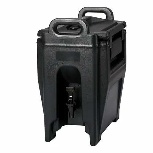 Cambro Camtainer UC250110 2-3/4 Gallon Insulated Black Beverage Dispenser — main image