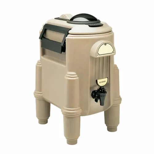 Cambro Camserver CSR3417 3 Gallon Dark Taupe Beverage Dispenser — main image