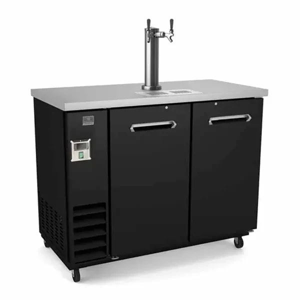 Kelvinator KCHBBD2D1T 2-Keg Direct Draw Beer Dispenser 49"W — main image
