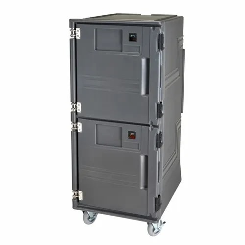 Cambro Pro Cart Ultra PCUHCSP615 Charcoal Gray Hot/Cold Cart — main image