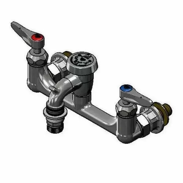 T&S B-2271-POL-CR Wall Mount Service Sink Faucet — main image
