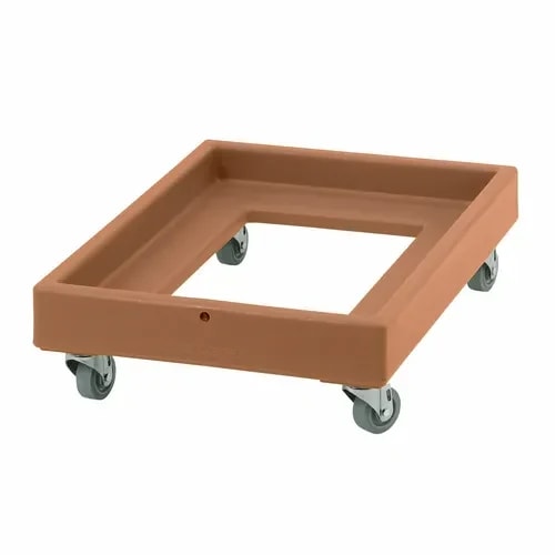 Cambro Camdolly CD2028157 Open Frame Coffee Beige Food Carrier Dolly — main image
