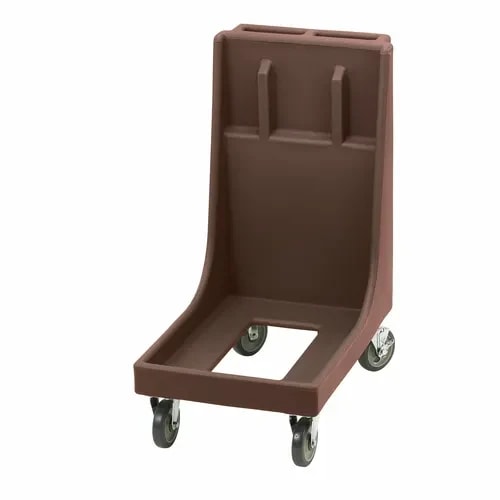 Cambro Camdolly CD300H131 Open Frame Dark Brown Food Carrier Dolly With Handle — main image