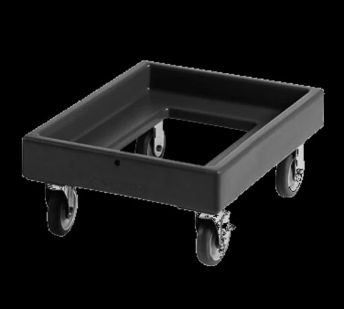 Cambro Camdolly CD300615 Open Frame Charcoal Gray Food Carrier Dolly — main image