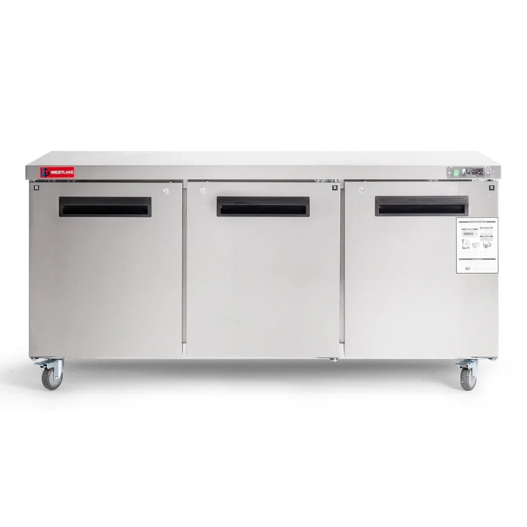 WestlakeWKTR-72B Undercounter Refrigerator 3 Door 33-40°F — main image
