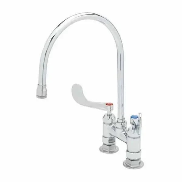 T&S B-0325-134X-CR4 4" Double Pantry Faucet — main image