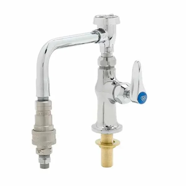 T&S B-0205-CR-VB-QD Single Hole Deck Mount Pantry Faucet — main image
